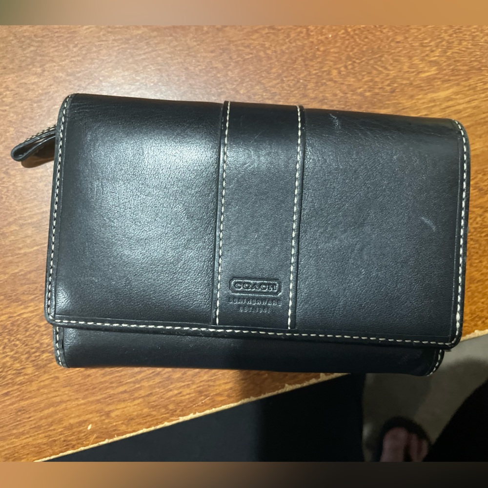 Black Coach Wallet